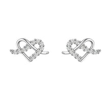Khuyên tai LAMY Infinity Heart Silver Earrings CDE3263SV