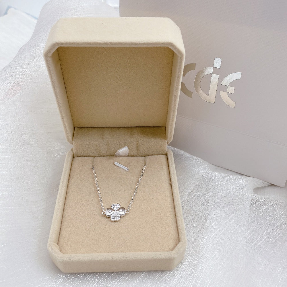 Lucky Leaf Clover Bracelet Silver
