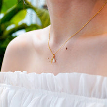 Dây chuyền LAMY Bow Charm Gold Women's Necklace CDE6387GG