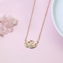 Dây chuyền LAMY  Swan Couple Necklace Gold CDE6399GG