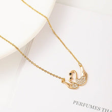 Dây chuyền LAMY  Swan Couple Necklace Gold CDE6399GG