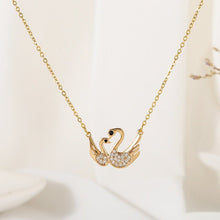 Dây chuyền LAMY  Swan Couple Necklace Gold CDE6399GG