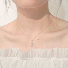 Dây chuyền LAMY Crystal Teddy Bear Children Silver Women's Necklace CDE6391SV