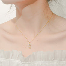 Dây chuyền LAMY Crystal Teddy Bear Children Silver Women's Necklace CDE6391SV