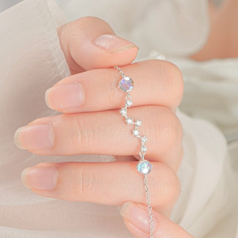 Star Moonstone Bracelet Silver - 2221SV