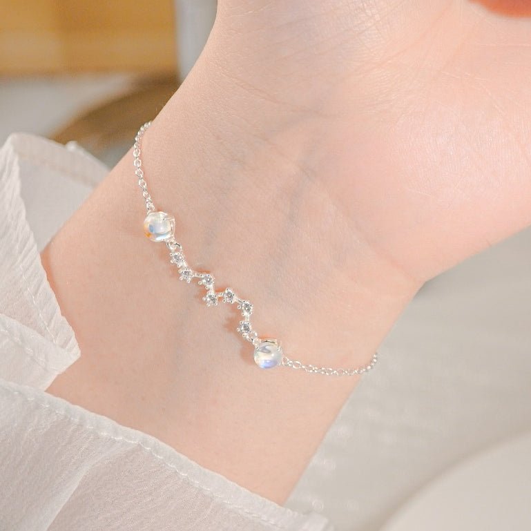 Star Moonstone Bracelet Silver - 2221SV