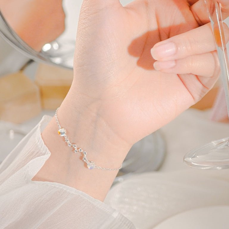Star Moonstone Bracelet Silver - 2221SV