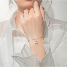 Vòng tay LAMY Crystal Teddy Bear Women's Rose Gold Bracelet CDE2243RG