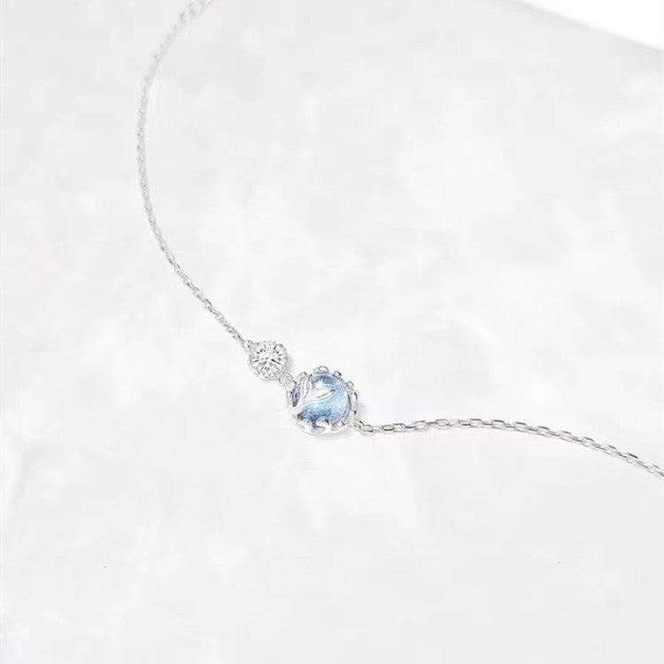 Moonstone Mermaid Bracelet Silver - 2259SV