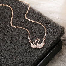 Dây chuyền LAMY Swan Couple Necklace Rose Gold CDE6399RG