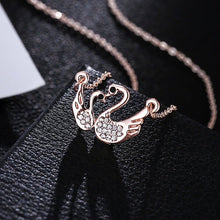 Dây chuyền LAMY Swan Couple Necklace Rose Gold CDE6399RG