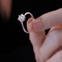 Nhẫn kim cương Moissanite 5,5mm được chứng nhận GRA CDEDR007 - Sản phẩm được chứng nhận chính hãng