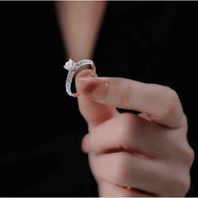 Nhẫn nữ LAMY kim cương Moissanite 0,5 Carat Wedding Lover DR009