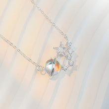 Dây chuyền LAMY Crystal Ball Moonstone Silver Necklace CDE6352