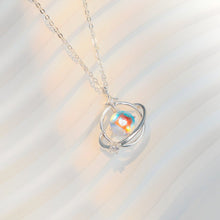 Dây chuyền LAMY Crystal Ball Moonstone Silver Necklace CDE6354