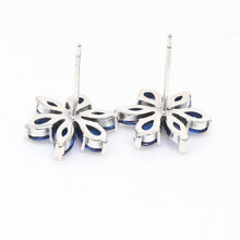 Khuyên tai LAMY Timeless Sparkling Blue Herbarium Cluster Earrings Silver CDE3153