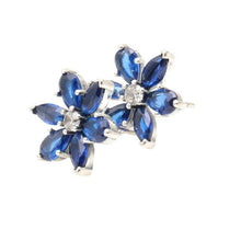 Khuyên tai LAMY Timeless Sparkling Blue Herbarium Cluster Earrings Silver CDE3153