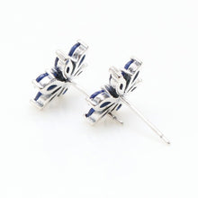 Khuyên tai LAMY Timeless Sparkling Blue Herbarium Cluster Earrings Silver CDE3153
