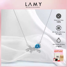 Dây chuyền LAMY  Teardrop Bow Blue Necklace CDE6330BE
