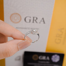 GRA Certified 5mm Moissanite Diamond Ring CDEDR025 - Authentic Certified Product