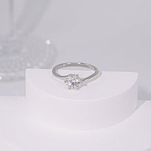 Nhẫn kim cương Moissanite 5,5mm được chứng nhận GRA CDEDR007 - Sản phẩm được chứng nhận chính hãng