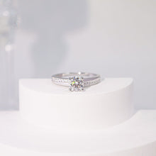 GRA Certified 6mm Moissanite Diamond Ring CDEDR017 - Authentic Certified Product