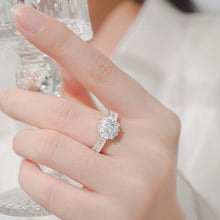 Nhẫn nữ LAMY kim cương Moissanite 6mm Moissanite Diamond Ring DR023