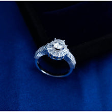 Nhẫn nữ LAMY kim cương Moissanite 6mm Moissanite Diamond Ring DR023