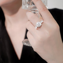 Nhẫn nữ LAMY kim cương Moissanite 6mm Moissanite Diamond Ring DR023