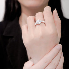 Nhẫn nữ LAMY kim cương Moissanite 6mm Moissanite Diamond Ring DR023