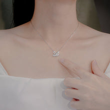 Dây chuyền LAMY  Crystal Swan Necklace CDE6393SV