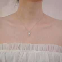 Dây chuyền LAMY Crystal Teddy Bear Children Silver Women's Necklace CDE6391SV