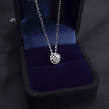 Dây chuyền kim cương Moissanite được chứng nhận GRA CDEDN004