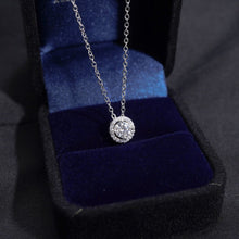Dây chuyền kim cương Moissanite được chứng nhận GRA CDEDN004