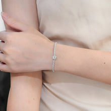 Vòng tay kim cương Moissanite được chứng nhận GRA CDEDB002