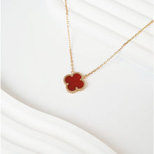 Dây chuyền LAMY Four Lucky Leaves Necklace Green 6403RD