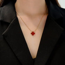 Dây chuyền LAMY Four Lucky Leaves Necklace Green 6403RD