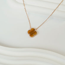 Dây chuyền LAMY Four Lucky Leaves Necklace Green 6403BR