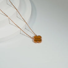 Dây chuyền LAMY Four Lucky Leaves Necklace Green 6403BR