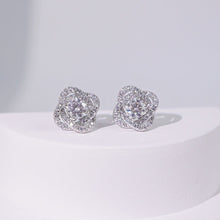 Hoa tai kim cương Moissanite được chứng nhận GRA CDEDE001