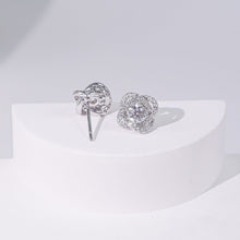Hoa tai kim cương Moissanite được chứng nhận GRA CDEDE001