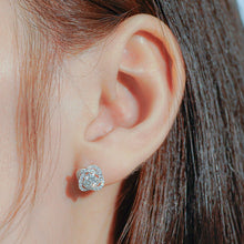 Hoa tai kim cương Moissanite được chứng nhận GRA CDEDE001