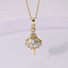 Dây chuyền LAMY Ballerina Princess Pendant Gold Necklace CDE6398GG