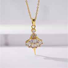 Dây chuyền LAMY Ballerina Princess Pendant Gold Necklace CDE6398GG