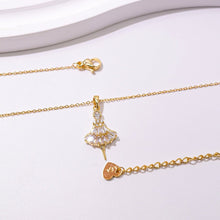 Dây chuyền LAMY Ballerina Princess Pendant Gold Necklace CDE6398GG