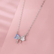 Dây chuyền LAMY Crystal Bow Silver Necklace CDE6325BE