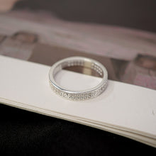 Nhẫn bạc LAMY  Crystal Gemstone Eternity Ring Silver CDE8317- Nhẫn bạc ta cao cấp