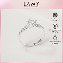 Nhẫn Bạc Nữ CDE Elegant Stone Ring Silver CDE8381 - Nhẫn bạc ta cao cấp