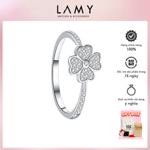Nhẫn bạc nữ LAMY Tiny Four-leaf Clover Ring Silver CDE8257SV - Nhẫn bạc ta cao cấp