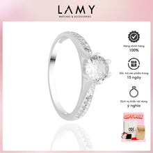 Nhẫn bạc nữ LAMY Shimmering Ring Silver CDE8186SV - Nhẫn bạc ta cao cấp